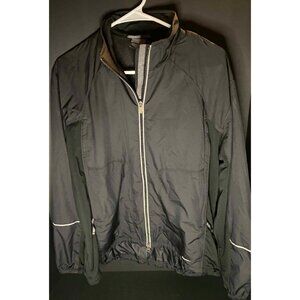 Vintage Nike Black Windbreaker Youth XL (16-18) Track Jacket 71 Anniversary Y2K